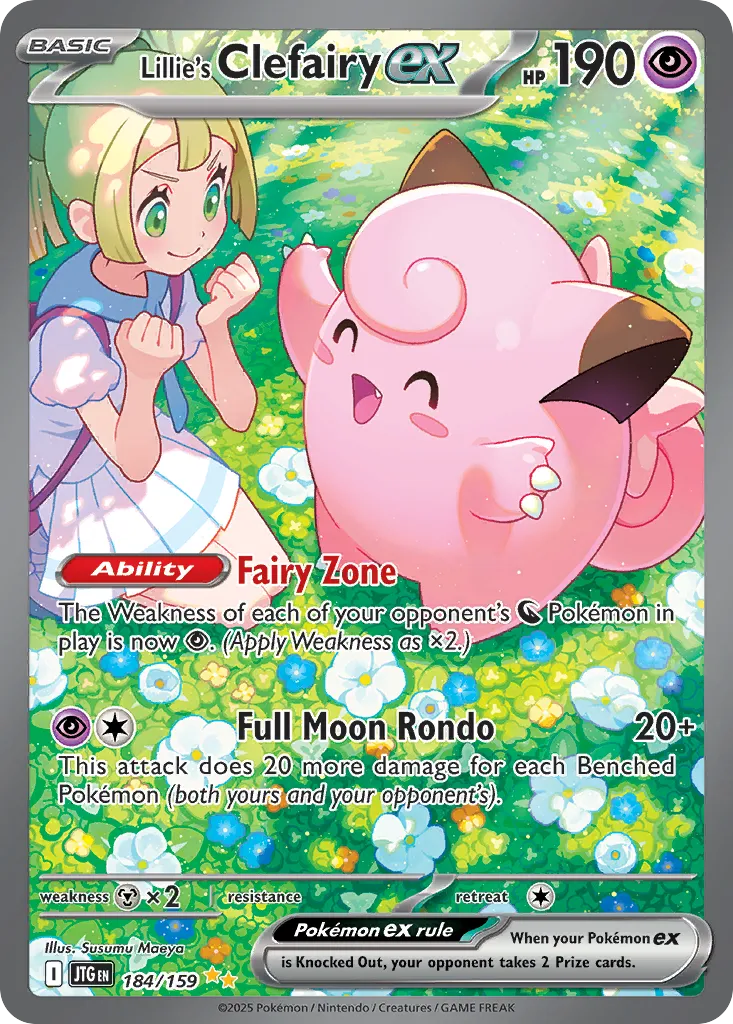 Lillie's Clefairy ex #184, Journey Together