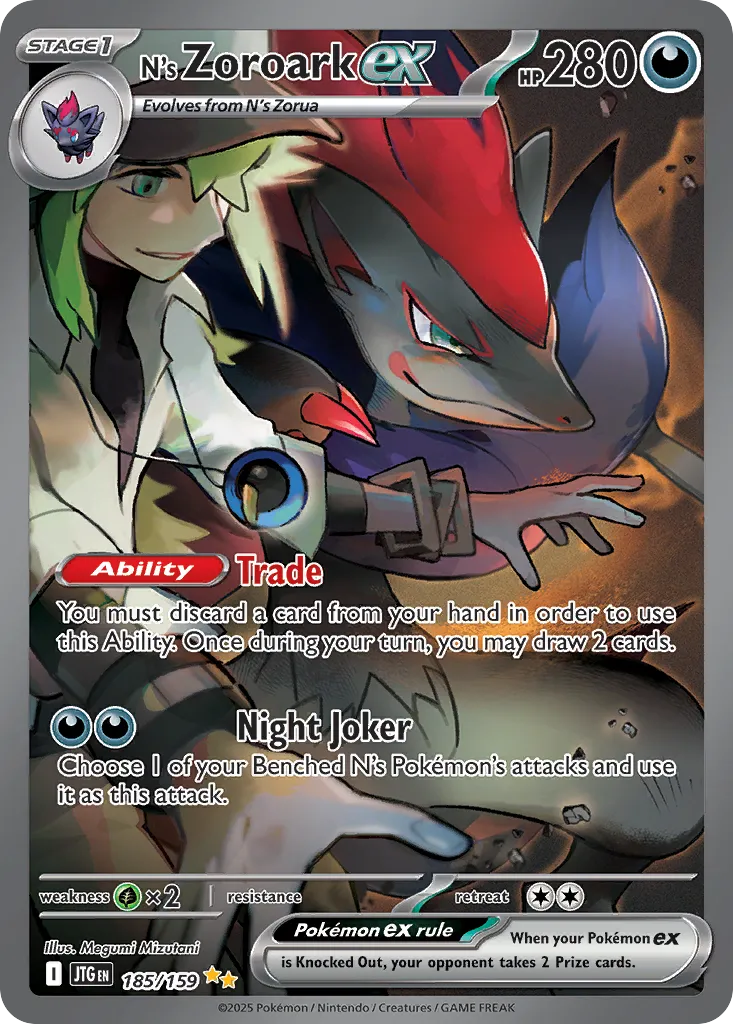 N's Zoroark ex #185, Journey Together