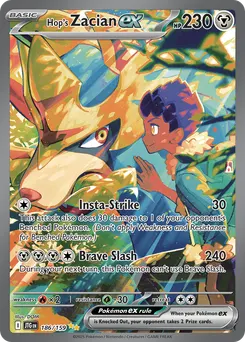 Hop's Zacian ex #186, Standard
