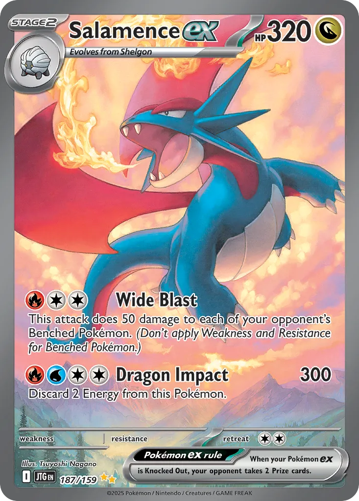 Salamence ex #187, Journey Together