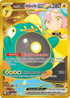 Iono's Bellibolt ex #188, Standard