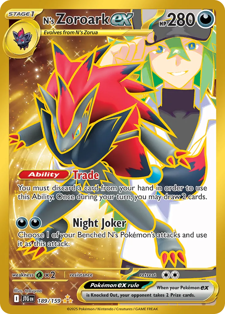 N's Zoroark ex #189, Journey Together