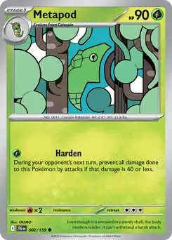 Metapod #2, Reverse Holo