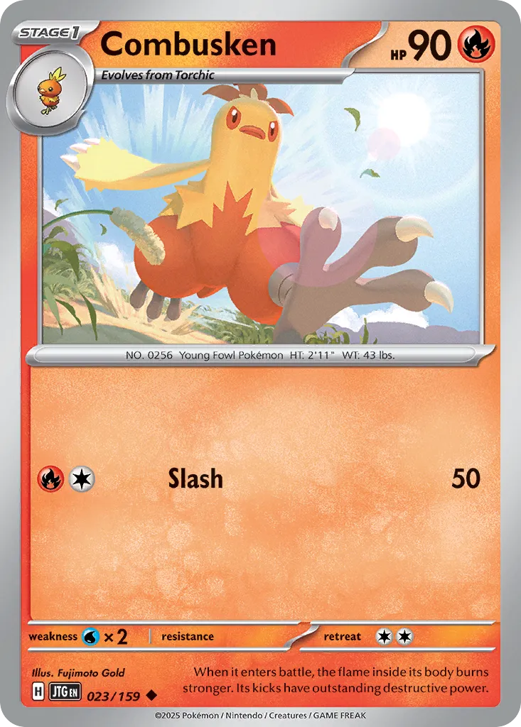 Combusken #23, Journey Together Reverse Holo