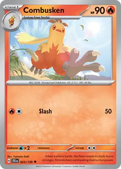 Combusken #23, Reverse Holo