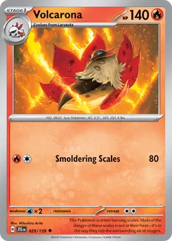 Volcarona #29, Reverse Holo