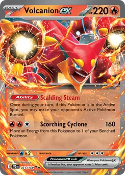 Volcanion ex #31, Standard