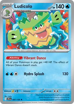 Ludicolo #37, Reverse Holo