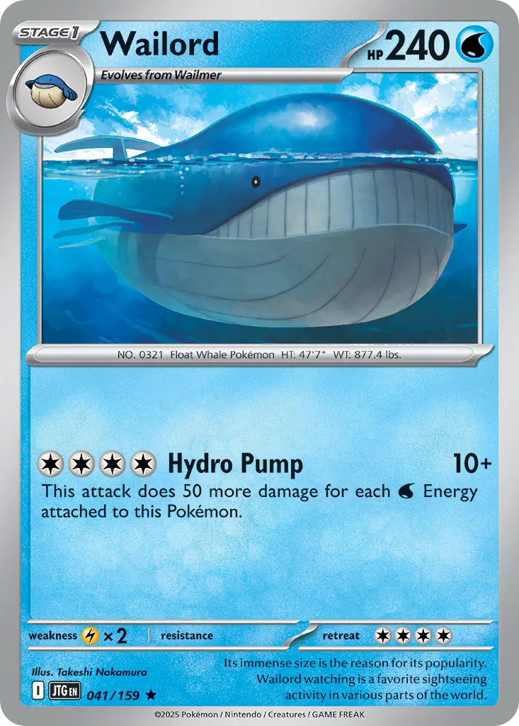 Wailord #41, Journey Together