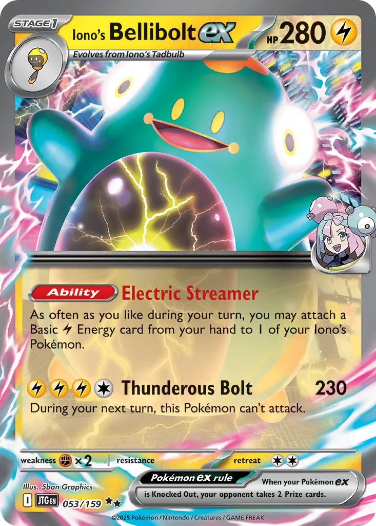 Iono's Bellibolt ex #53, Journey Together