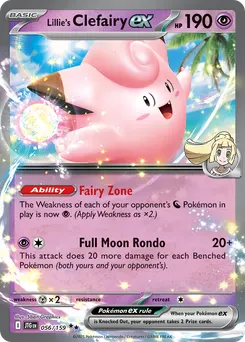 Lillie's Clefairy ex #56, Standard
