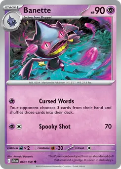 Banette #60, Reverse Holo