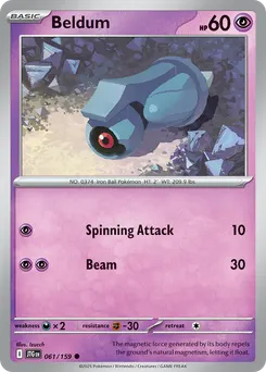 Beldum #61, Standard