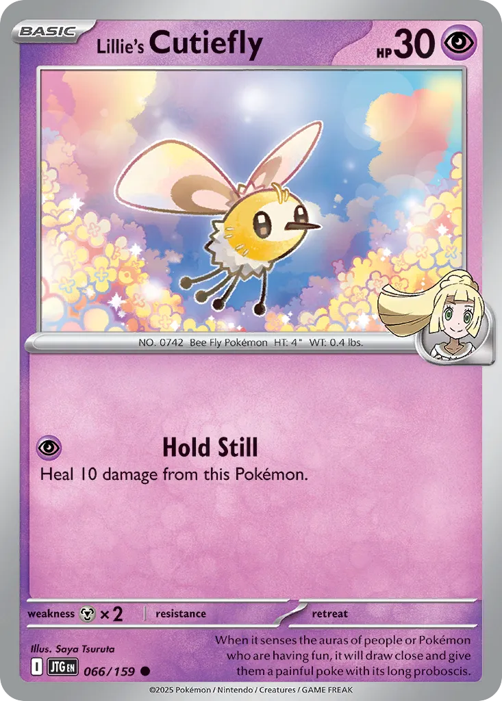 Lillie's Cutiefly #66, Journey Together Reverse Holo