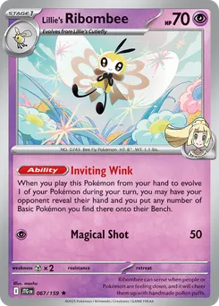 Lillie's Ribombee #67, Inverted Back