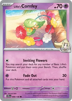 Lillie's Comfey #68, Reverse Holo