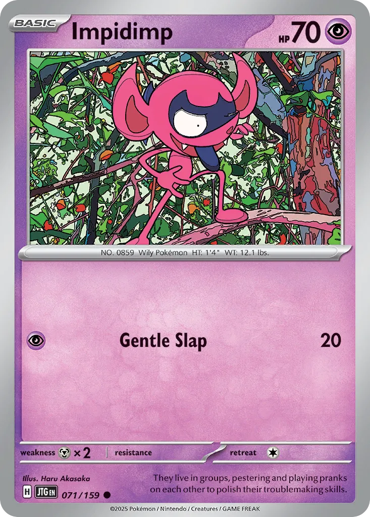 Impidimp #71, Journey Together Reverse Holo
