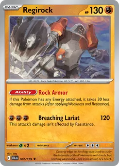 Regirock #82, Inverted Back