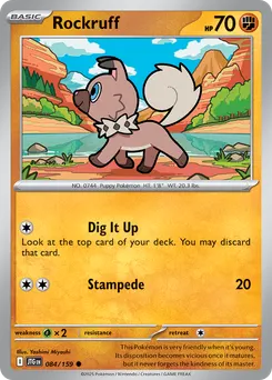 Rockruff #84, Reverse Holo