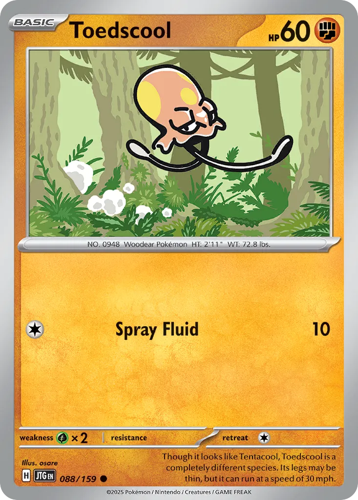 Toedscool #88, Journey Together Reverse Holo