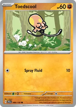 Toedscool #88, Reverse Holo