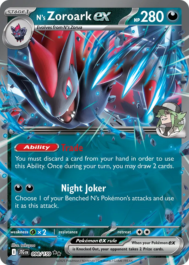 N's Zoroark ex #98, Journey Together