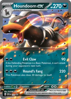 Houndoom ex #103, Scarlet & Violet Black Star Promos