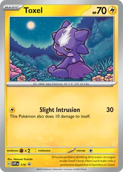 Toxel #119, Scarlet & Violet Black Star Promos