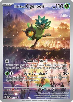 Teal Mask Ogerpon #123, Twilight Masquerade Pokemon Center Elite Trainer Box