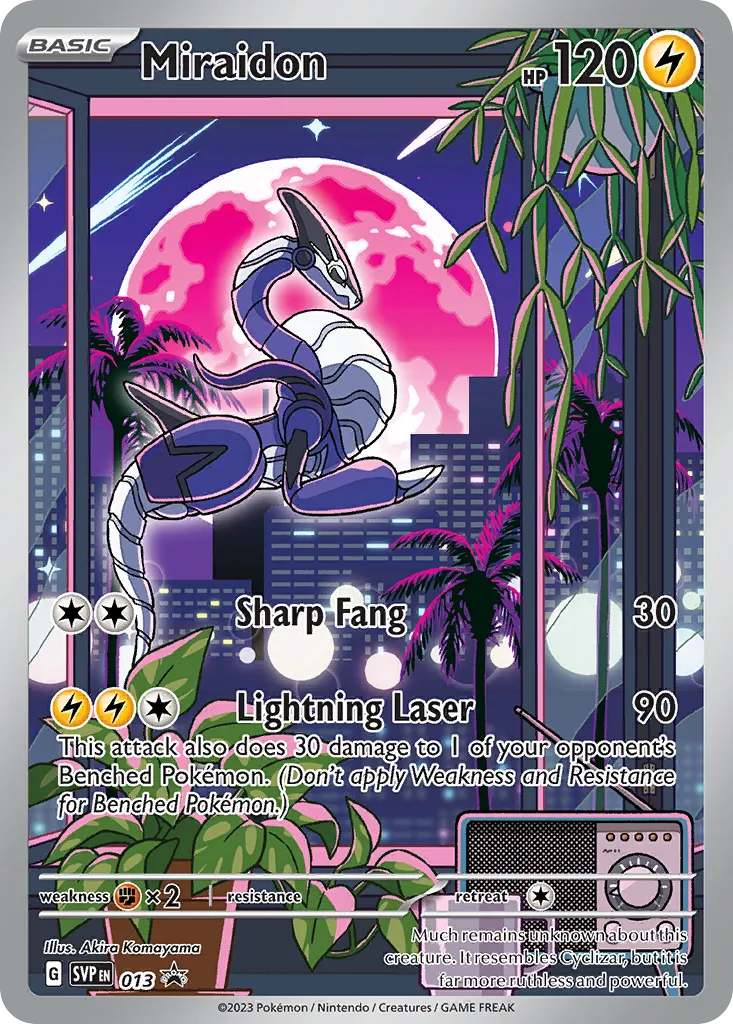 Miraidon #13, Scarlet & Violet Black Star Promos Scarlet & Violet Elite Trainer Box-Miraidon