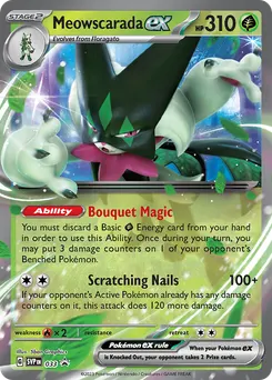 Meowscarada ex #33, Scarlet & Violet Black Star Promos