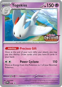 Togekiss #38, Scarlet & Violet Black Star Promos