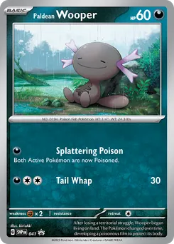 Paldean Wooper #41, Scarlet & Violet Black Star Promos