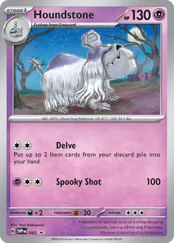Houndstone #42, Scarlet & Violet Black Star Promos