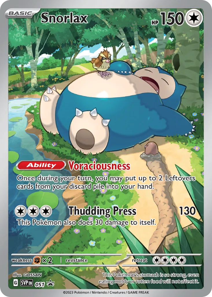 Snorlax #51, Scarlet & Violet Black Star Promos 151 Elite Trainer Box