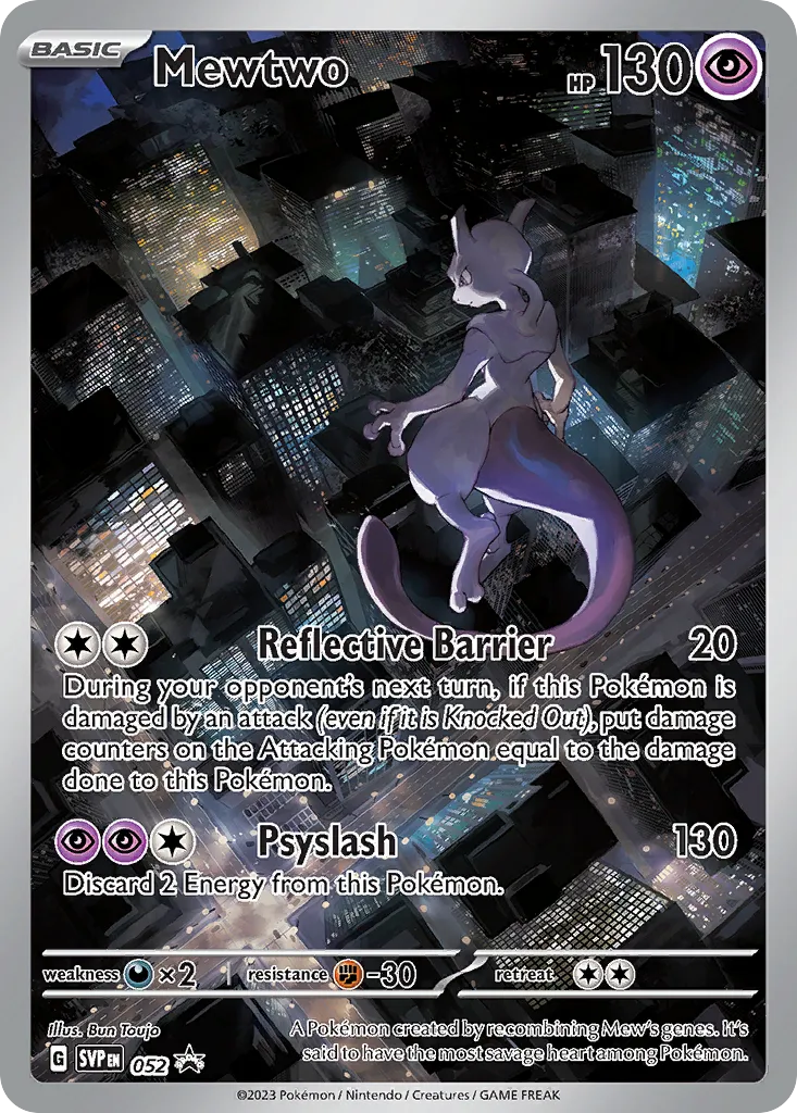 Mewtwo #52, Scarlet & Violet Black Star Promos 151 Ultra-Premium Collection