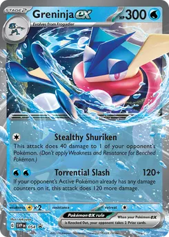 Greninja ex #54, Scarlet & Violet Black Star Promos