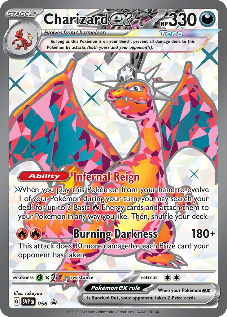 Charizard ex #56, Scarlet & Violet Black Star Promos Charizard EX Premium Collection