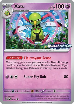 Xatu #59, Paradox Rift Prerelease