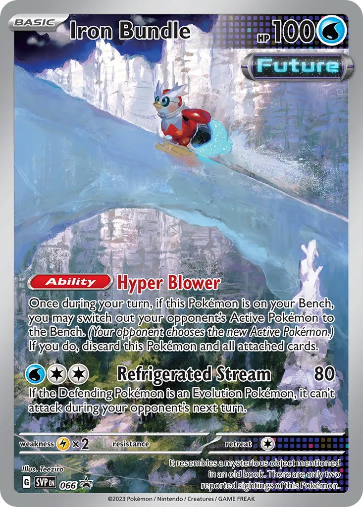 Iron Bundle #66, Scarlet & Violet Black Star Promos Paradox Rift Elite Trainer Box-Iron Valiant