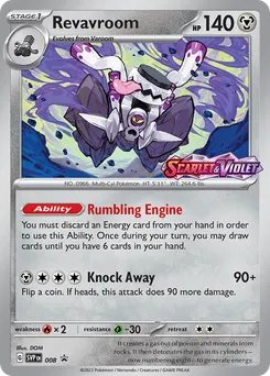 Revavroom #8, Scarlet & Violet Prerelease