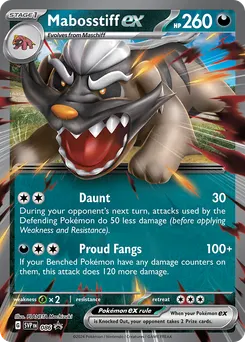 Mabosstiff ex #86, Scarlet & Violet Black Star Promos