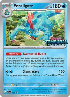 Feraligatr #89, Scarlet & Violet Black Star Promos