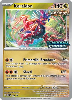 Koraidon #91, Scarlet & Violet Black Star Promos