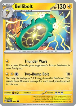 Bellibolt #94, Scarlet & Violet Black Star Promos