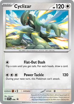Cyclizar #96, Scarlet & Violet Black Star Promos