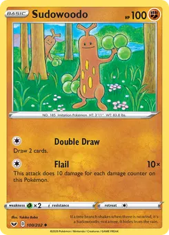 Sudowoodo #100, Sword & Shield