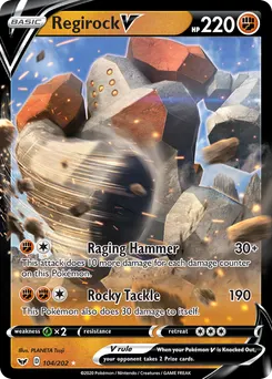 Regirock V #104, Standard