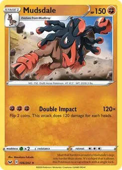 Mudsdale #106, Sword & Shield
