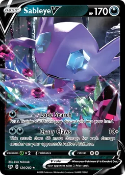 Sableye V #120, Standard